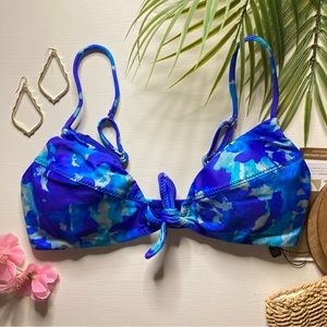 Vix 💙 Yves Knot Blue Bralette Bikini Top 👙🏝️